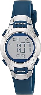 Armitron Sport - Digital Chronograph Watch with Resin Strap for Women