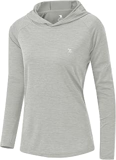 TBMPOY Women's UPF 50+ Sun Protection Hoodie Shirt Long Sleeve Fishing Hiking Outdoor UV Shirt Lightweight