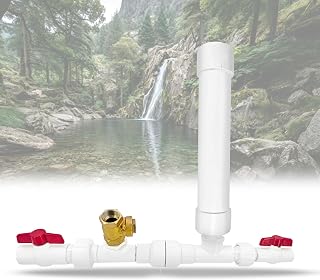 Cenynfang 1-inch Medium Hydraulic Ram Pump Without Electricity/Fuel | hammer water pump,water Off Grid from Creeks&Streams,Maximum lift height:7–8 meters,output flow rate: 1–2 gallons/minute.