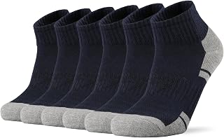Ortis Cotton Moisture Wicking Mesh Ventilating Running Cushion Low Cut Socks for Men Pack of 10