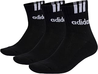 adidas 3-Stripes Linear Half-Crew Cushioned Socks 3 Pairs Unisex Child Socks