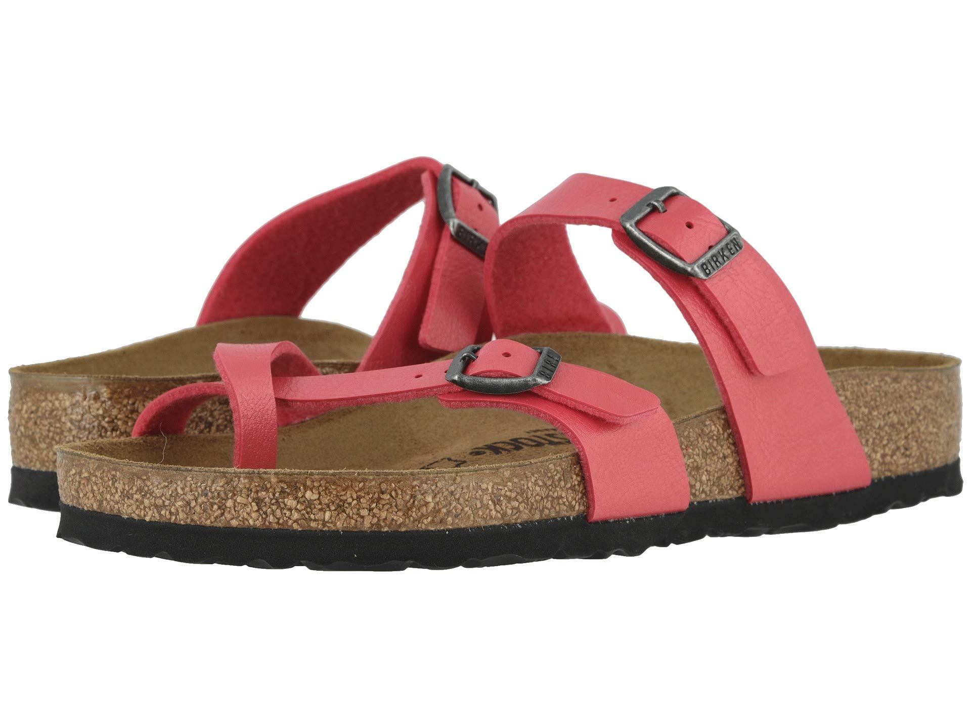 Birkenstock Arizona Eva Mules/Clogs Men Black Mules Shoes, Graceful Raspberry Bi