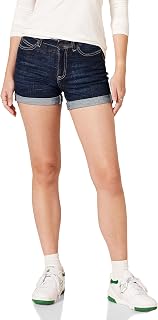 Amazon Essentials Women's Slim Fit Mid-Rise 4" Denim Shorts