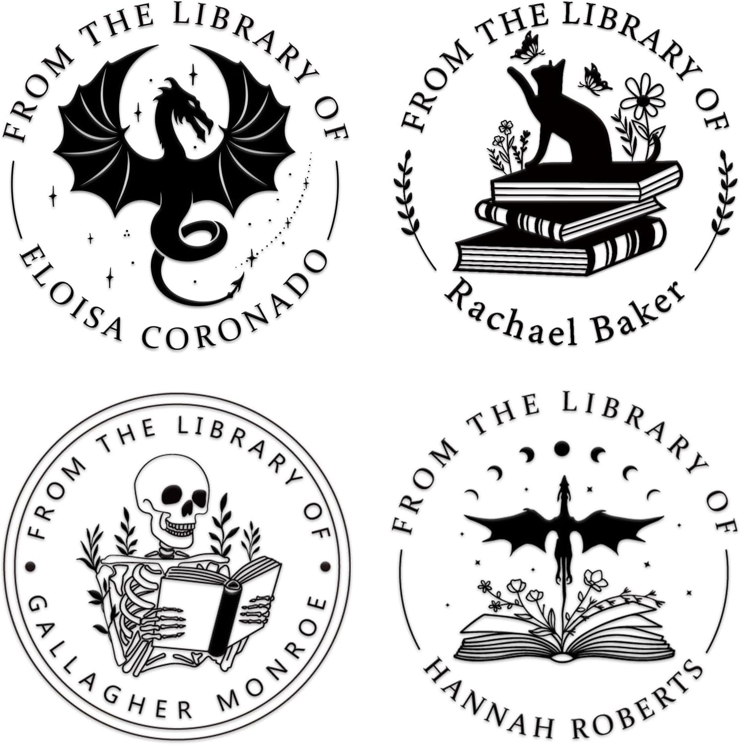 Personalized Book Embosser - Custom Designs for Book Lovers &amp; Libraries | Dr