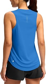 SANTINY womens sleeveless workout tops lightweight tennis yoga athletic running tank tops for women racerback tank tops
