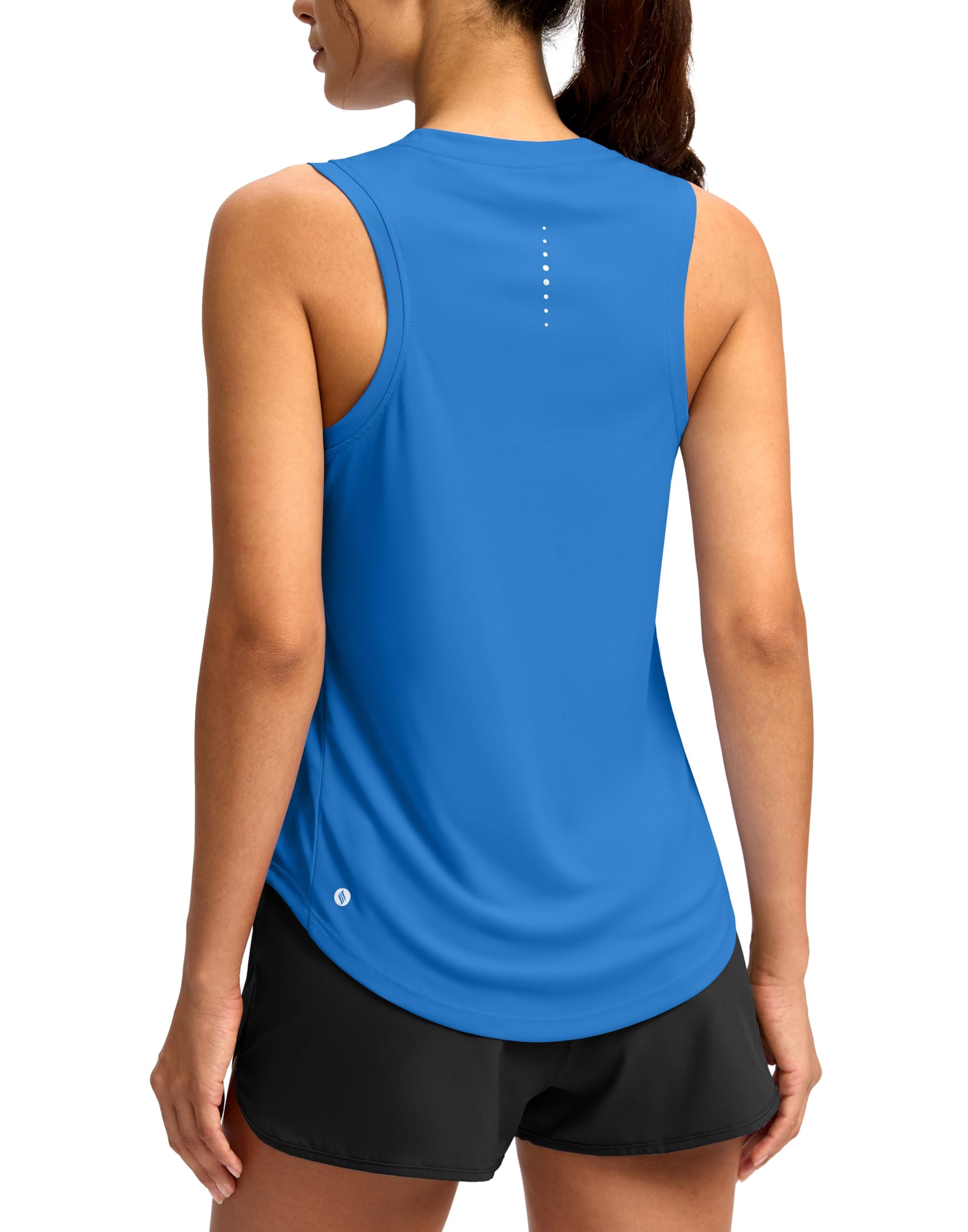 SANTINY womens sleeveless workout tops lightweight tennis yoga athletic running 