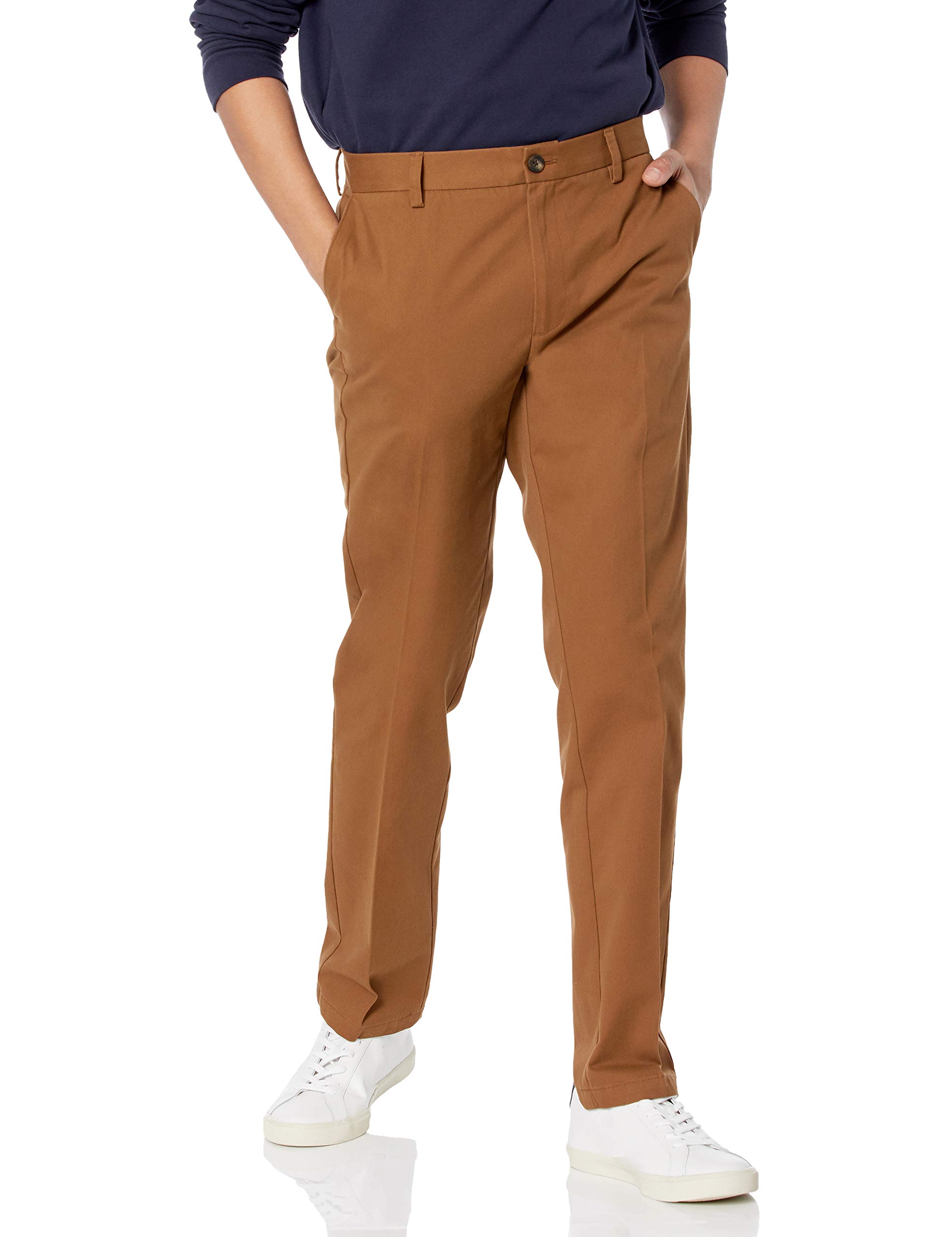 Amazon Essentials Men's Slim Fit Wrinkle Resistant Flat-Front Work Chino Pants