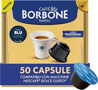 Caffè Borbone Blue Blend - 50 Capsules - Compatible with Nescafè®* Dolce Gusto® Machines