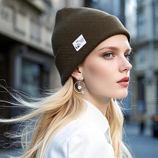 Men's Soft Knit Beanie Hat Casual Warm Outdoor Activities
