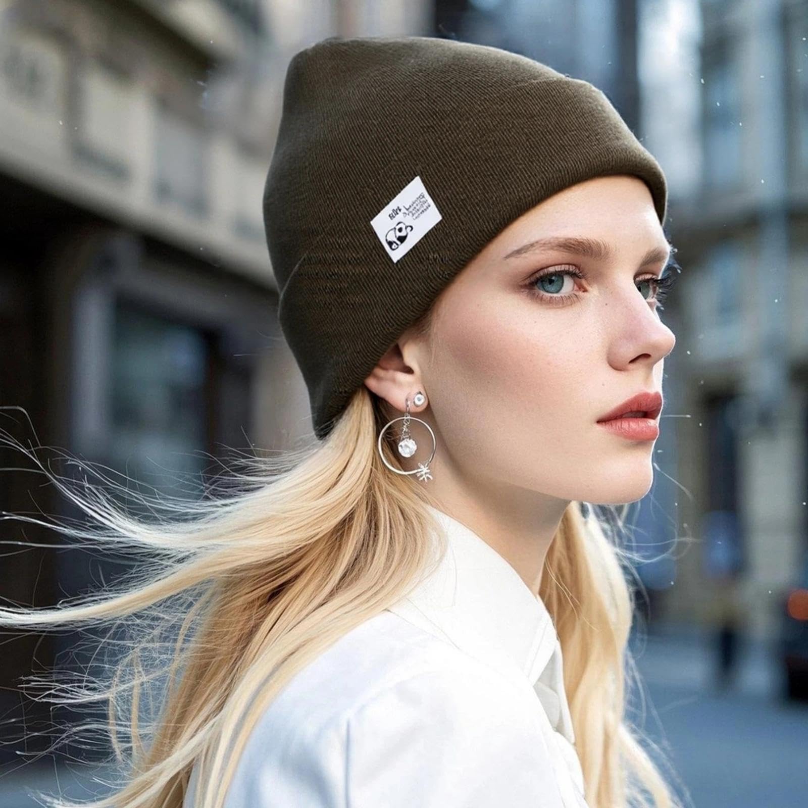 Men's Soft Knit Beanie Hat Casual Warm Outdoor Activities