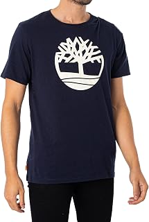 Timberland TFO SS Linear Tee Men T-Shirt TB0A2BRN 100 White