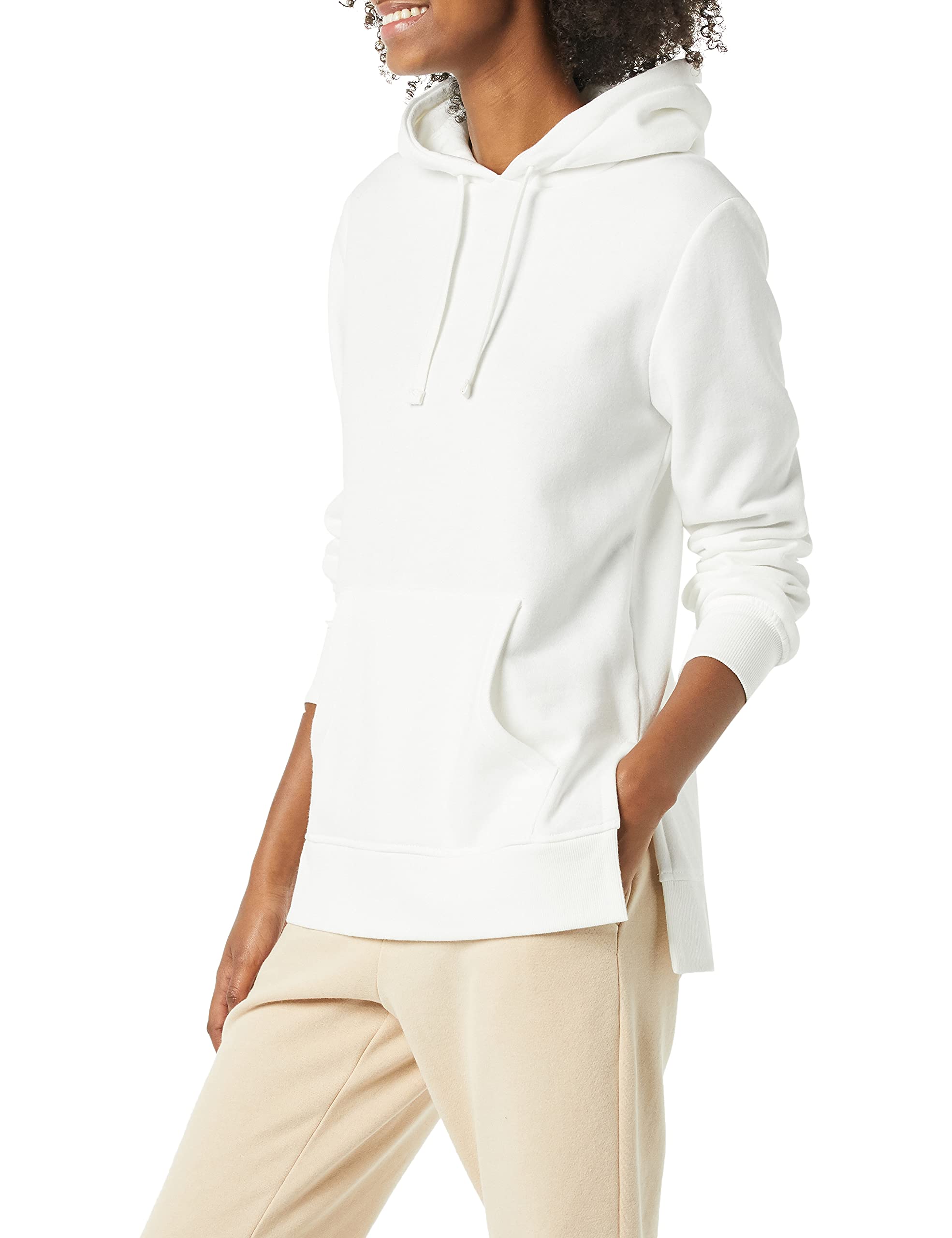Amazon Essentials Women's Hooded Tunic Sweatshirt