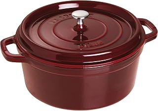 STAUB Cocotte, Cast Iron Casserole 28 cm, 6.7 L, Induction, Made in France