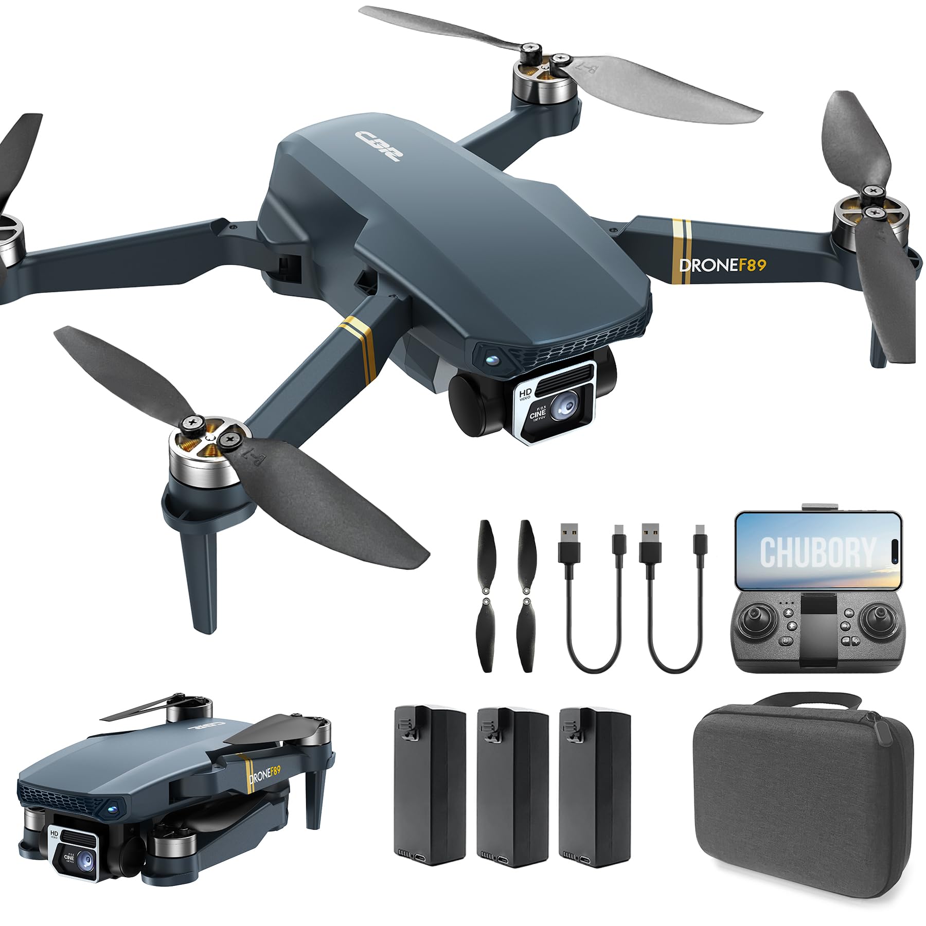Drone with Camera 4K for Beginners, 2650ft (800m) Control Range, Super Endurance