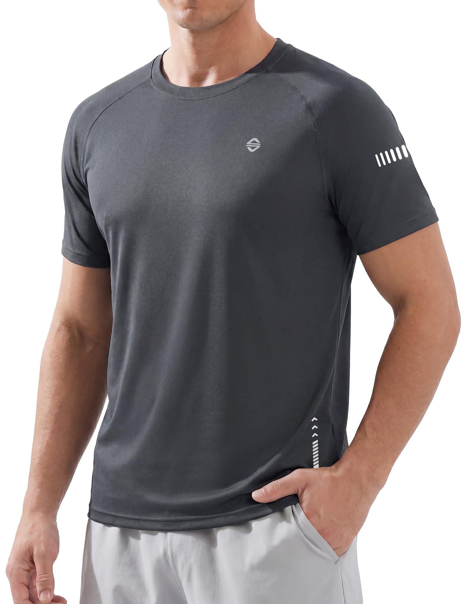 Cimic 1, 3, 5 or 7 Pieces Men's Functional Short Sleeve Sports T-Shirt