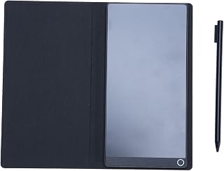 6.5" LCD Writing Tablet for Adults, Full Screen Reusable Digital Notepad with Leather Case & Pen, Portable Paperless Board for Office Study Drawing