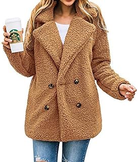 PRETTYGARDEN Women's Fashion Winter Coats Sherpa Fleece Faux Fur Shearling Oversized Trendy Jackets Warm Outerwear Clothing