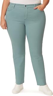Gloria Vanderbilt Womens Amanda Classic High Rise Tapered Jean PlusJeans