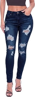 Hybrid & Company Women's Butt Lift Skinny Jeans