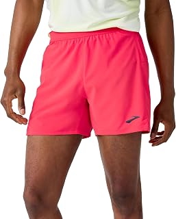 Brooks Men's Journey 5" Short, Lightweight, Supportive Fit Athletic Shorts with Brief Liner & Secure Storage