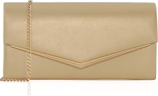 Women’s Evening Handbag Vegan Leather Ladies Envelope Clutch Classic Elegant Purse Bags