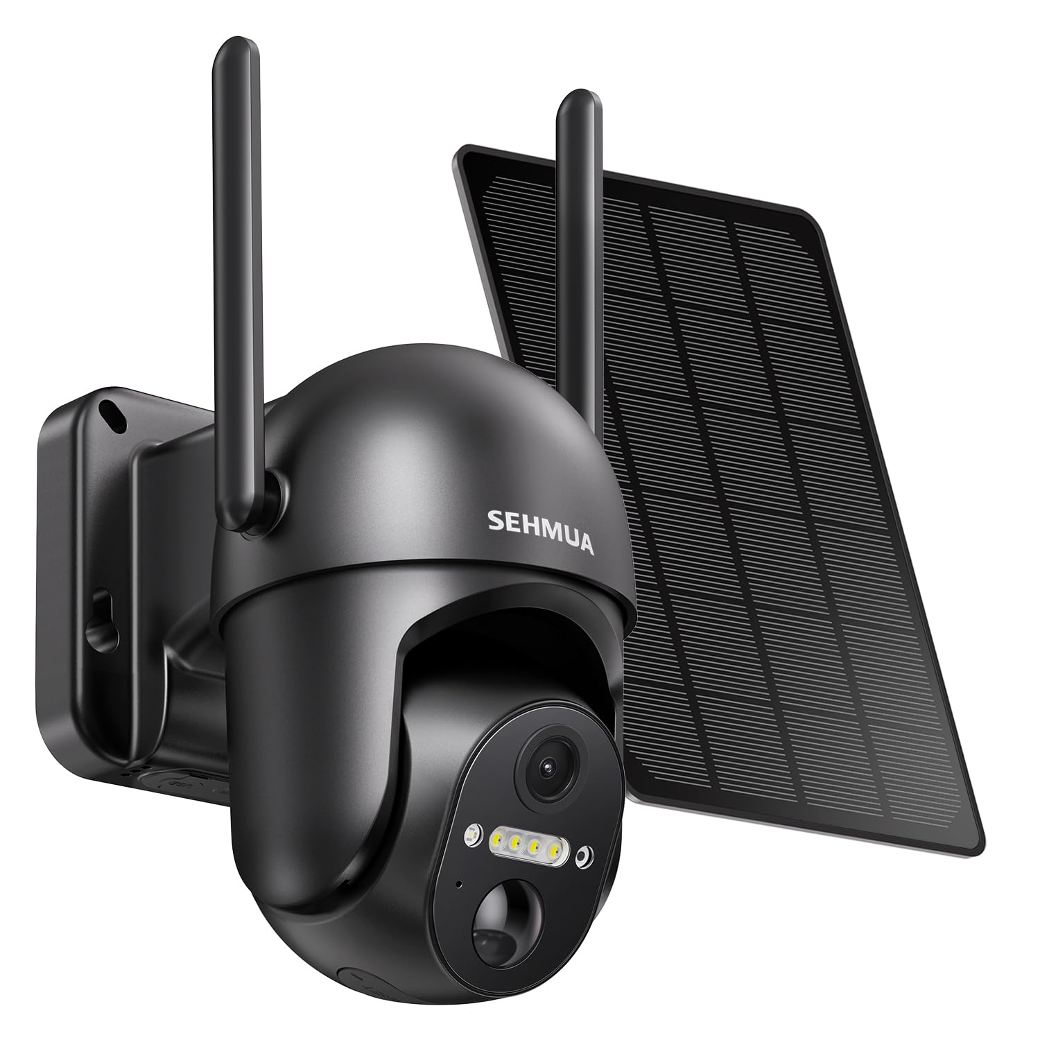 SEHMUA Solar Security Cameras Wireless Outdoor, 2K 360° View Battery Powered Out