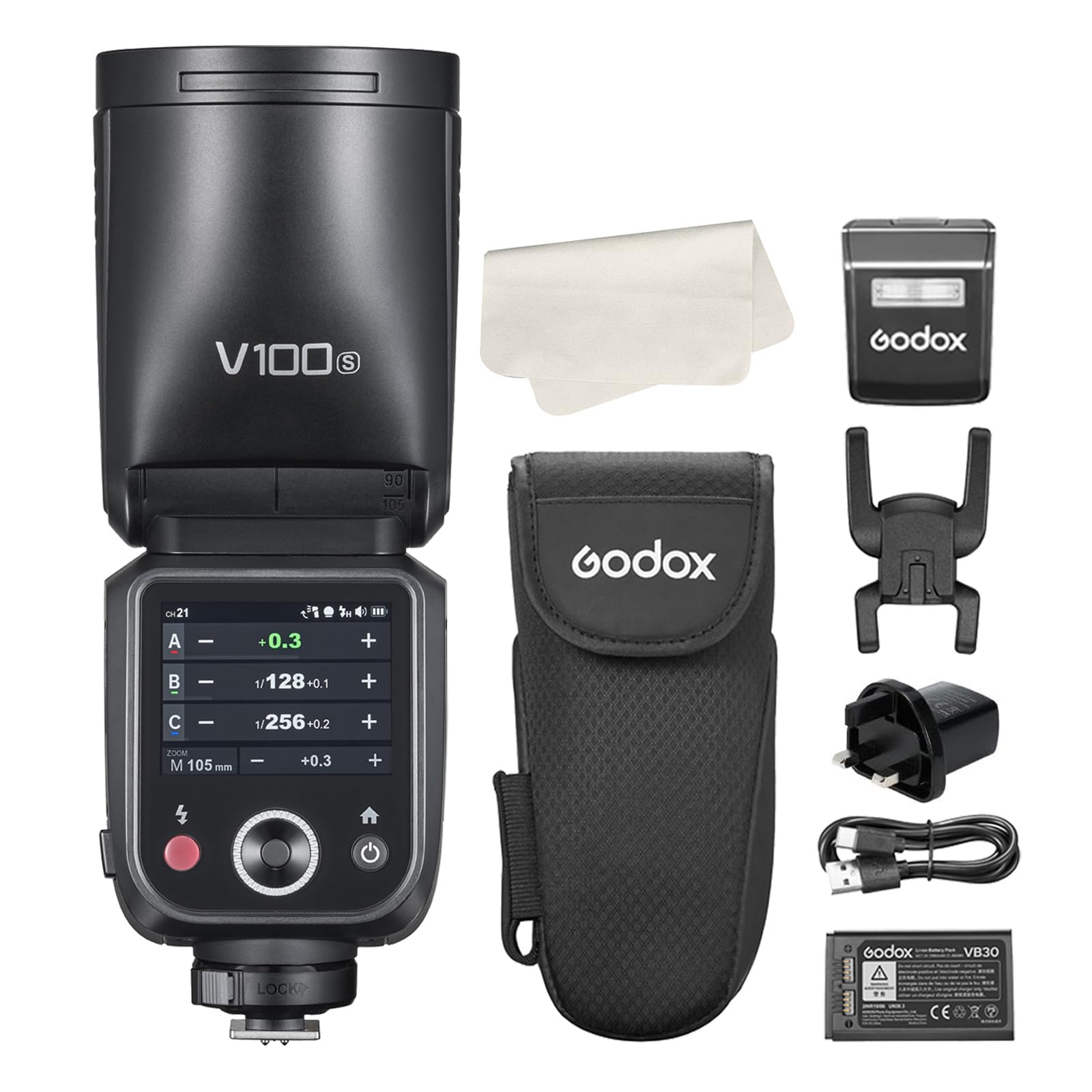 Godox V100-S 100Ws Touchscreen Camera Flash Speedlite for Sony