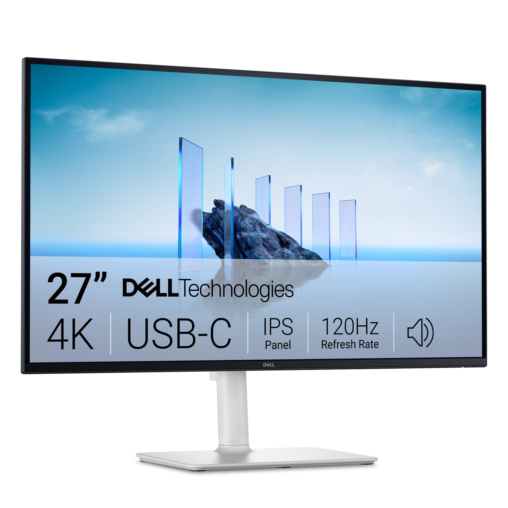 Dell 27 Plus USB-C Monitor - S2725QC, 4K UHD (3840x2160), 120Hz, IPS, 4ms | AMD 