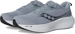 Saucony Mens Triumph 22 Flint/Black 8 Medium