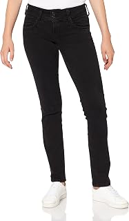 Pepe Jeans Gen Women's Jeans, Black (10oz Washed Black), 27W / 28L