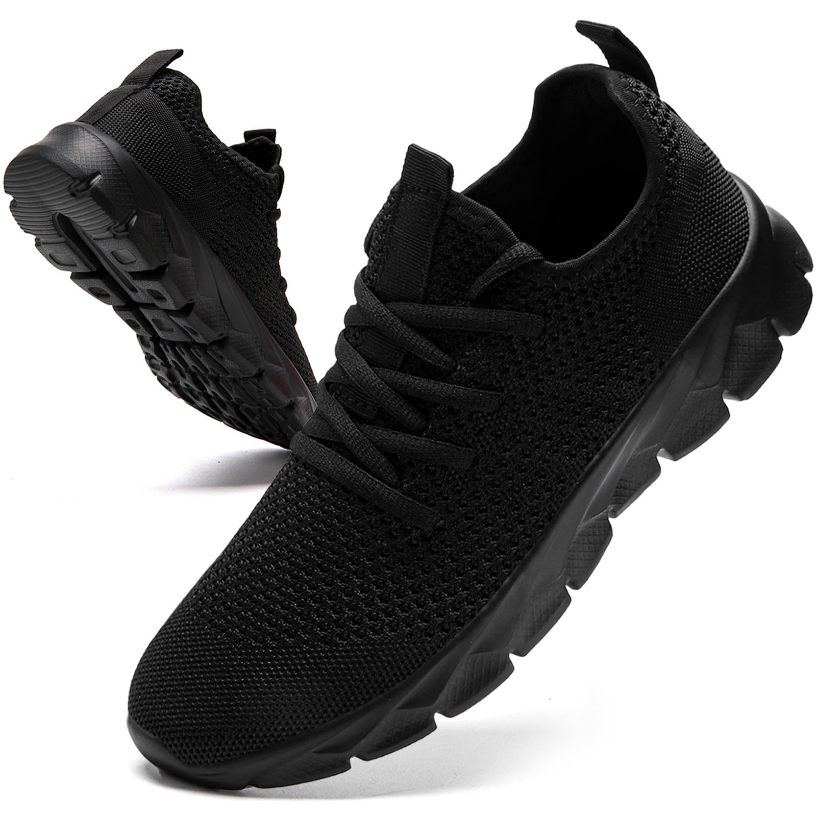 Oltyutc Mens Trainers Running Gym Sneakers Mesh Slip On Walking Shoes | Breathab
