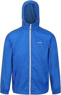 Regatta Pack-it Iii' Men's Lightweight Waterproof Breathable Padded Seams Hooded Jacket with Foldable Hood Jackets Waterproof Shell