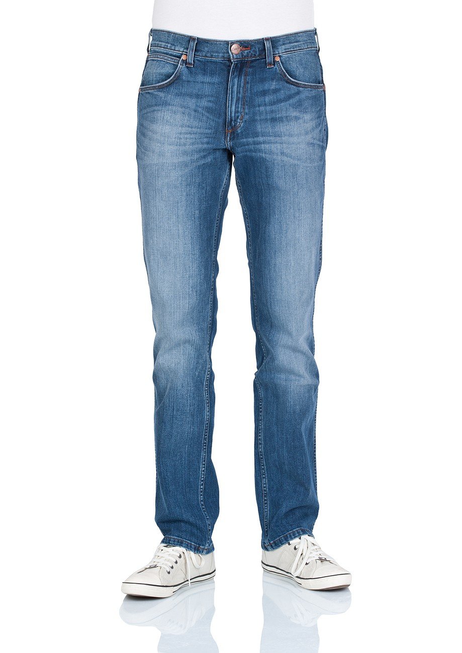 Wrangler - Men's Jeans - Straight Fit Regular - Greensboro - Light Blue Fade