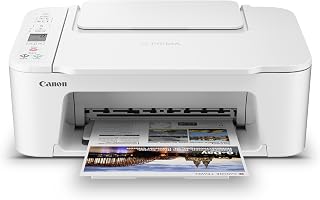 Canon PIXMA TS3720 Wireless All-in-One Printer for Basic Home Printing, White