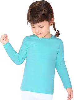 Lilax Girls Basic Long Sleeve Round Neck T-Shirt