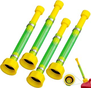 4 PCS 10" Midwest Scepter Gas Can Spout Replacement | Anti-spill spout Compatible with Midwest & Scepter and other brand 1/2/5/10 gallon jugs with 1.75''-1.8'' threaded openings