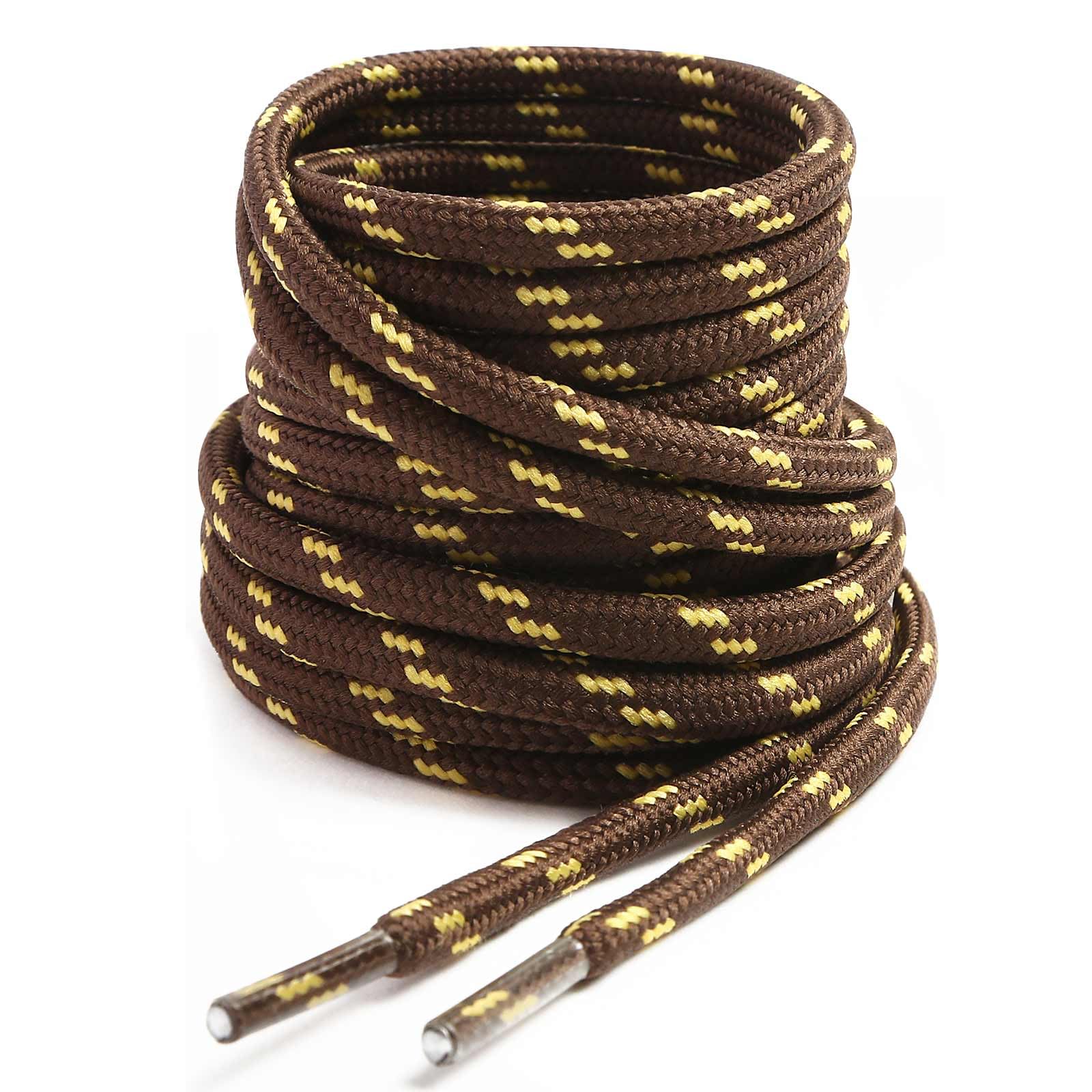 VSUDO Hiking Shoe Laces, Heavy Duty Work Boot Laces, Solid Hiking Boots Laces