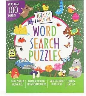 Totally Awesome Word Searches For Kids - Puzzle Activity Book for Children 6-9