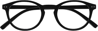 OPULIZE Zen Reading Glasses Cool Round Frame Spring Hinges Scratch Resistant Mens Womens