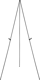 Amazon Basics Easel Display Stand, Instant Floor Poster, Lightweight, Collapsible and Portable with Tripod Base, Black Steel (supports 5 pounds)