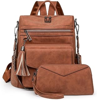 Womens Fashion Backpack Purse for Women Leather Travel Work Bag