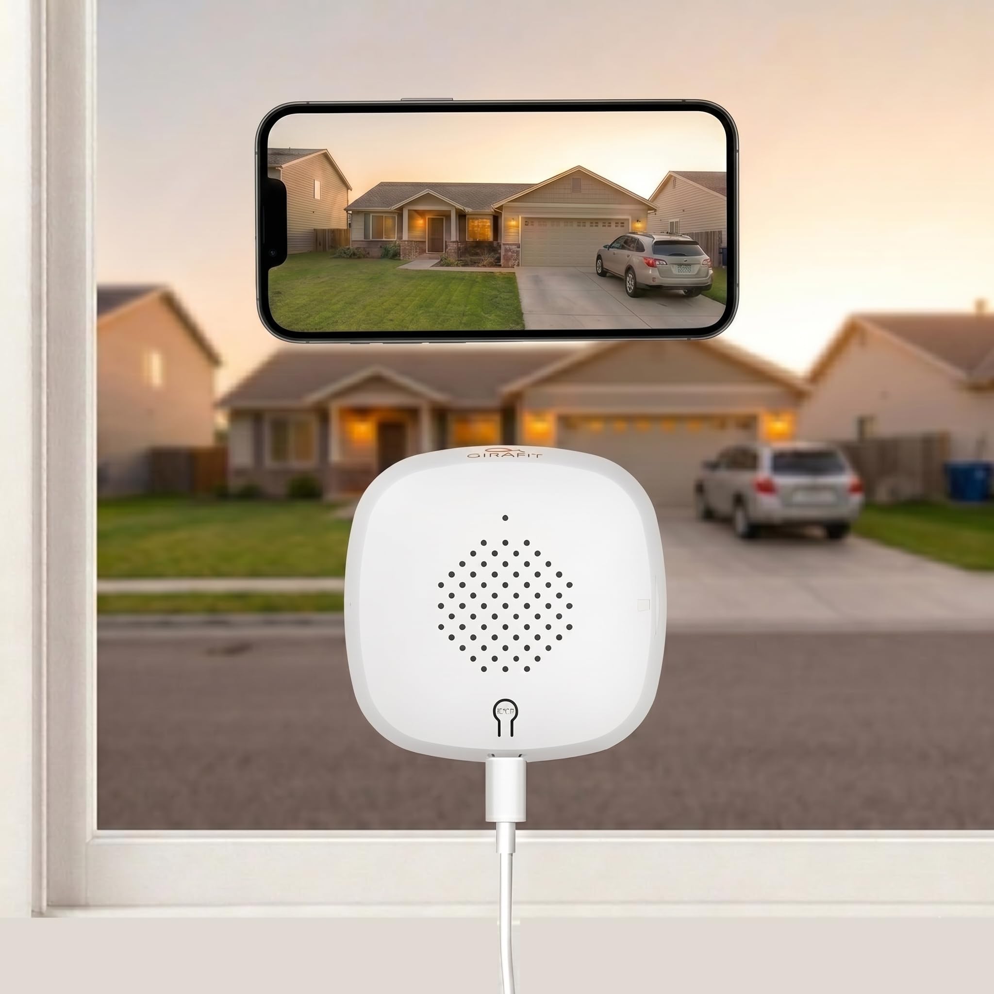 Girafit 3MP 2K Window Camera,2.4GHz & 5GHz WiFi Indoor Cameras for Home Security