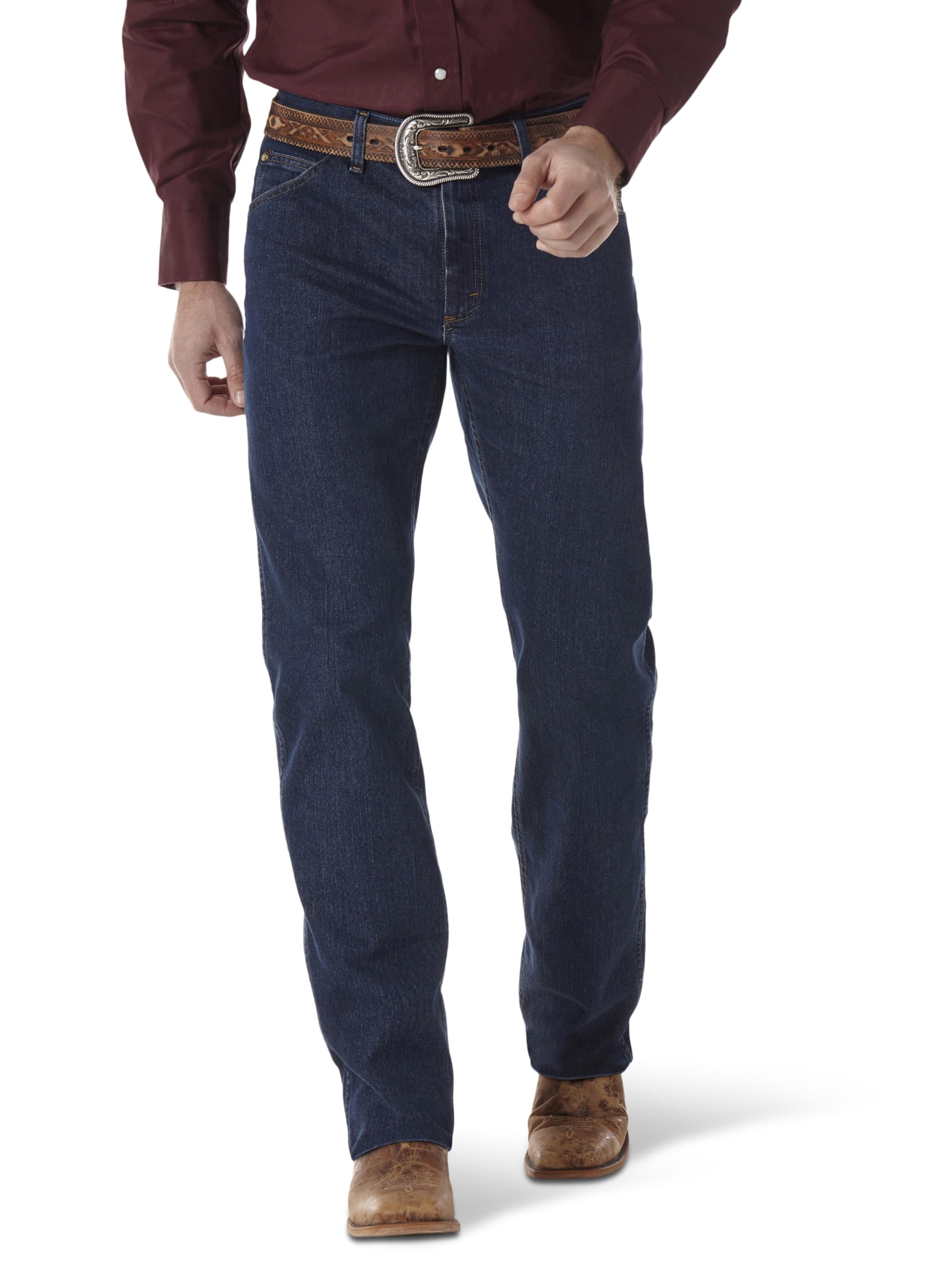 Wrangler Men's Premium Performance Cowboy Cut Comfort Wicking Regular Fit Jeans