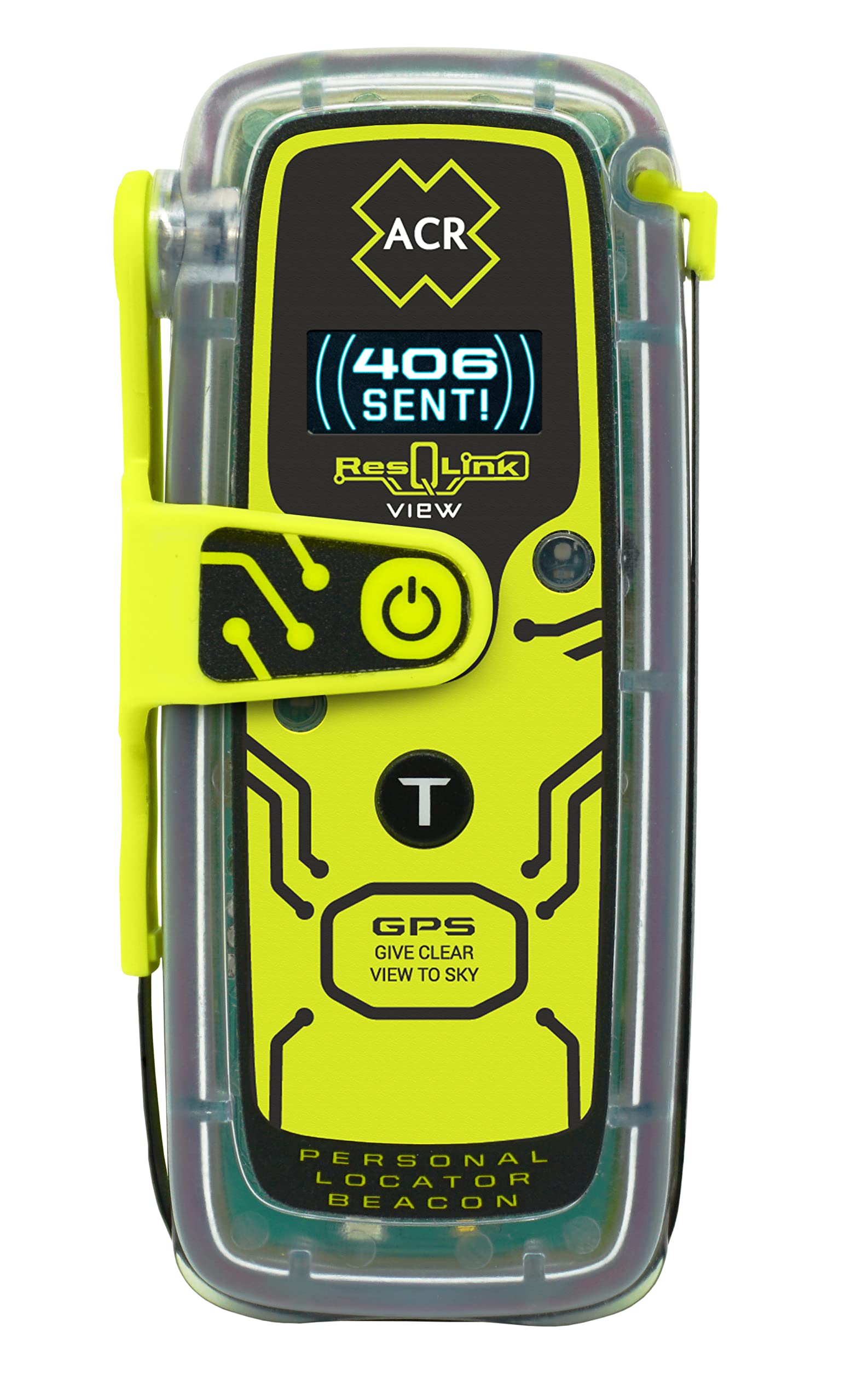 ACR ResQLink View – Buoyant Personal Locator Beacon with GPS for Hiking, Boating