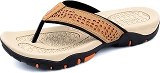 ChayChax Flip Flops Men Sandals Sports Beach and Pool Summer Slippers Flip Flops with Rubber Sole