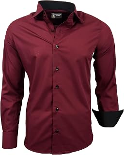 Subliminal Mode Men's Long Sleeve Shirt | Regular Fit | Comfortable and Easy to Care | Ideal for Office and Casual Outing