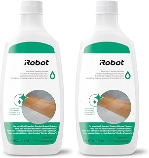 iRobot Authentic Replacement Parts-Hard Floor Cleaner Concentrate Compatible with Roomba 100,200,400,500 Combo Series, Combo i5,i5+,j5,j5+.j7+.j9+,10 Max, Essential & Braava 240,m6 (16 Oz) (Pack of 2)
