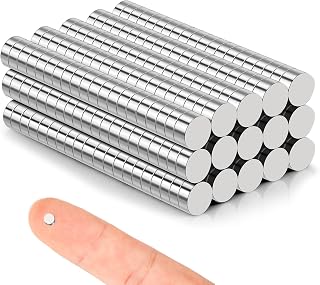 BEST CHOICE MAGNETS 300 Pack Small Magnets, 4x2mm Refrigerator Magnets | Rare Earth Magnets Neodymium Magnets for Crafts, Whiteboard, Kitchen Cabinet, 3D Printing