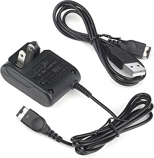 LBSC Nintendo DS Charger,AC Adapter for Gameboy Advance SP | GBA SP Charger Compatible with Game Boy Advance SP & DS Systems,USB Wall Adapter & Travel Power Cord