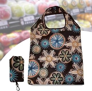Large Capacity Foldable Reusable Shopping Bags Multi-purpose Eco Friendly Nylon Machine Washable Tote Bag